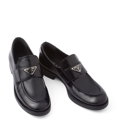 loafers prada calfskin.